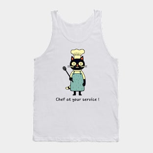 Chef at Your Service Tank Top